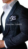 Brand New Groomsmen Royal Blue Groom Tuxedos Shawl Lapel Men Suits Wedding/Prom Best Man Blazer ( Jacket+Pants+Tie ) C261
