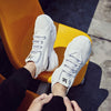ADBOOV High Top Sneakers Men Unisex Knit Upper Breathable Shoes Fashion Shark Logo Couple Black / White Shoes Shoes Casual