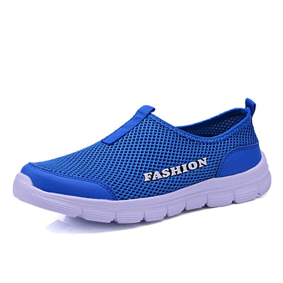 Fashion Summer Shoes Men Casual Air Mesh Breathable Slip-on Large Sizes Flats Mens Trainers Sneaker Lovers Loafers Shoe