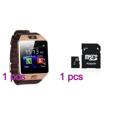 Bluetooth Smart Watch DZ09 Smartwatch GSM SIM Card With Camera for Android IOS Phones