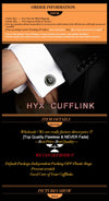HYX Classic golden Tie Clips cufflinks set for Men High Quality Enamel Engrave Pattern Necktie Tie Bar link Clasp Brand Jewelry