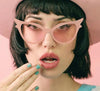 Cat Eye Sunglasses Women Brand Designer Sun Glasses For Ladies Vintage Oculos Cateye Colorful-