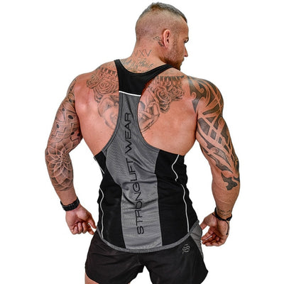2018 New Men Tank top Gyms Workout Fitness Bodybuilding sleeveless shirt Male Cotton clothing Casual Singlet vest Undershirt