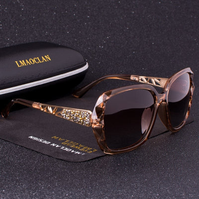 2018 Luxury Brand Design HD Polarized Sunglasses Women Ladies Oversized Square Gradient Sun Glasses Female Eyewear Oculos UV400