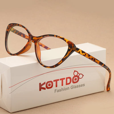 KOTTDO 2018 fashion Vintage Cat Eye Glasses Frame Eyeglasses Women Reading Glasses Optical Glasses for Unisex Eyewear UV400