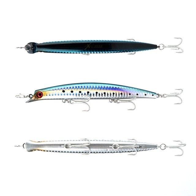 Kingdom Fishing Lure Floating Popper For Sea Fishing 3 sizes Minnow Lure Bait Fishing Tackle With Strong Quality Hook Model 5326