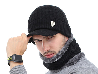 chicmaxonlinejWinter Hat Skullies Beanies Hats Winter Beanies For Men Women Wool Scarf Caps Balaclava Mask Gorras Bonnet Knitted Hat