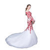 New arrival elegant wedding dress Vestido de Festa dress long sleeves appliques long style wedding party trumpet gown