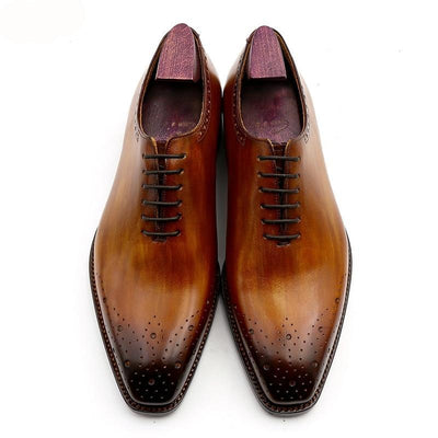cie men dress shoes leather mens wedding men office shoes man wholecut genuine calf leather formal office leather handmade No.13