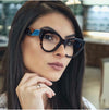2018 Newest Female Cat Eye Glasses Spectacle Frame Women Eyeglasses Computer Myopia Vintage Ladies Eyewear Clear Lens Glasses