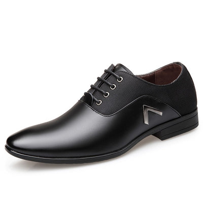 OSCO Men Dress Shoes Men Formal Shoes Leather Luxury Fashion Wedding Shoes Men Business Casual Oxford Shoes