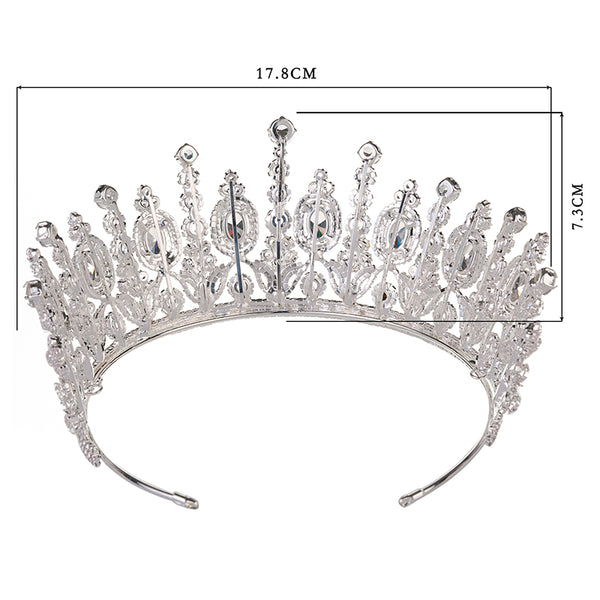 New Bridal Classical Couronne De Mariage Crowns 2018 Luxury Elliptical ...