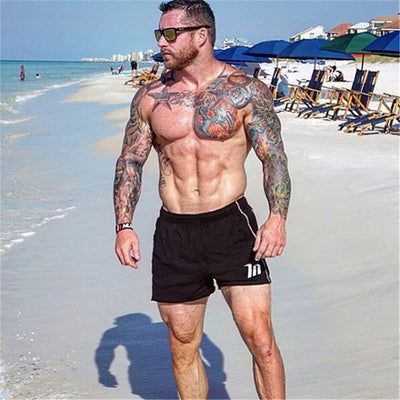 New Men Fitness Bodybuilding Shorts Summer Gyms Workout Male Camo Sportswear Short Pants Jogger Beach Man Brand Sweatpants