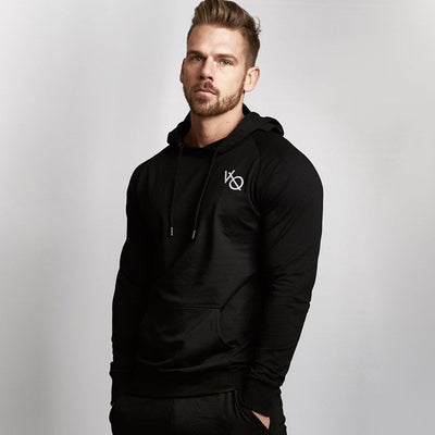 2018 Autumn New Men Gyms Fitness Cotton Hoodie Sweatshirts Male Fashion Casual Apparel Man Joggers Workout Brand Sportswear Tops
