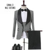 2022 Elegant Brand Slim Fit Smoking Suit Men