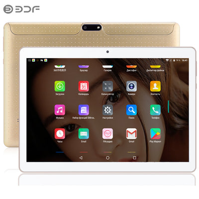 New 10 inch Original Design 3G Phone Call Android 7.0 Quad Core 4G+32G Android Tablet pc WiFi Bluetooth GPS IPS Tablets 10.1