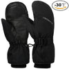 Vbiger Men Women Ski Thickened Winter Gloves Warm Splash-proof Sports Mitten Gloves with Adjustable Buckle