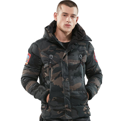 Parka Men Winter Jackets Cotton Chaquetas Hombre Camo Overcoat Mens Casual Camouflage Mens Jackets and Coats Wholesale