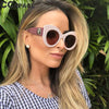 Luxury Big Cat Eye Sunglasses Women 2018 Fashion Shades UV400 CCSPACE Vintage Brand Glasses Designer Oculos 45614