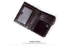 Men Wallets Genuine Leather Wallet for Credit Card  Holder Zip Small Wallet Man Leather Wallet Short Slim Coin Purse Men 604