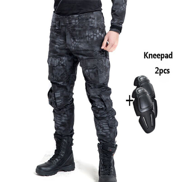 MFH Black Ripstop BDU Combat Trousers | Military Kit