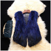 Women Real Raccoon Fur Vest Autumn Winter Casual Gilet Natural Fox Fur Coat Lady Genuine Raccoon Fur Vests