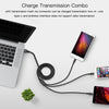 USB Cable For iPhone XS X 8 7 6 Charging Charger 3 in 1 Micro USB Cable For Android USB TypeC Mobile Phone Cables For Samsung S9