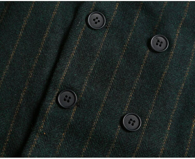rNew Men's Striped Casual Cotton European Style Slim Fit Waistcoat Men Sleeveless Suit Vest Jacket Foraml Gilet