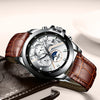 Switzerland BINGER Watch Men Luxury Brand Men Watches Moon Phase Luminous Watches Male waterproof Mechanical Wristwatches B1189