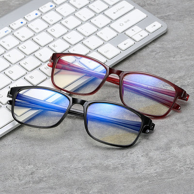 VCKA Square Men Glasses Frame Computer Women Goggles Anti Blue Laser Fatigue Radiation-resistant Eyeglasses Oculos de grau