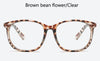 retro glasses transparent square Optical EyeGlasses frames women brand designer clear fashion fake glasses large eyewear frames