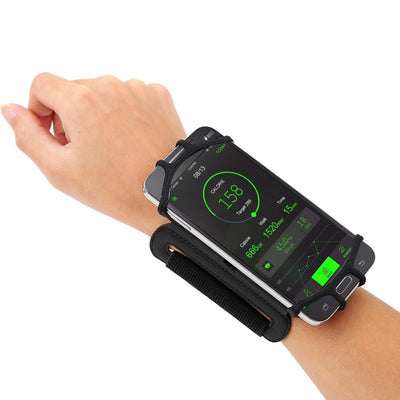 4-5.5in Running Phone Wristband 180 degree Rotatable Running Bag Belt Wrist Strap Jogging Cycling Gym Arm Band Bag for iPhone