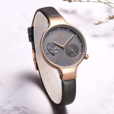 Watches Top Brand Luxury Fashion Female Quartz Wrist Watch Ladies Leather Waterproof Clock Girl Relogio Feminino