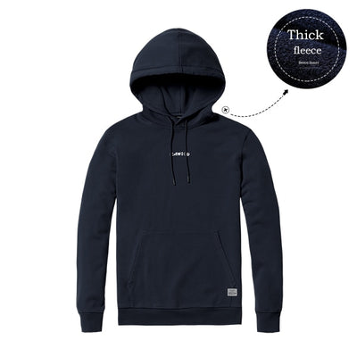 Fashion Hoodies Men Casual Hip Hop Embroidered Hooded 100% Cotton Streetwear Sweatshirts Regular Fit Plus Size  180492