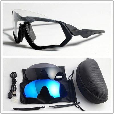 Photochromic Cycling Glasses Bike Goggles Bicycle Sport Sunglasses Men Women MTB Cycling Eyewear