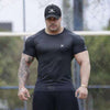 New Men Compression T-shirt Jogger Sporting Skinny Tee Shirt Male Gyms Fitness Bodybuilding Workout Black Tops Crossfit Clothing