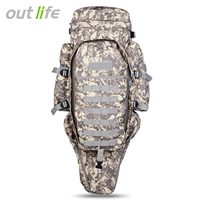 Outlife 60L Outdoor Backpack Military Tactical Bag Pack Rucksack for Hunting Shooting Camping Trekking Hiking Traveling