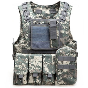 Outlife USMC Airsoft CS Military Tactical Vest Molle Combat Assault Plate Carrier Tactical Vest Outdoor Clothing Hunting Vest