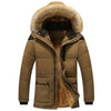 Winter Fur Collar Coat Hooded Jacket Men Winter Windproof Thicken Fleece Parka Mens Jackets and Coats Plus 5XL Outwear Clothes