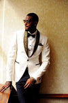 Custom Made Groomsmen Hot Pink Groom Tuxedos Peak Lapel Men Suits Wedding Best Man 2 pieces ( Jacket+Pants+Tie ) C537