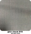 Men'S Wardrobe Essentials Double Breasted Classic Gray Glen Check Suits For Men Custom Made Grey Glen Plaid With Wide Peak Lapel FREE SHIPPING 6-11 DAY