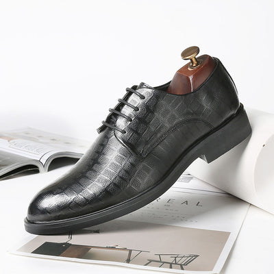 Misalwa Pointed Toe Mens British Style Shoes Business Oxford Brown Leather Shoes Men Gentleman Black Wedding Footwear Plus Size