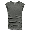 men's sleeveless knitwear sleeveless undershirt wide shoulder vest bodybuilding tank top men cotton summer new