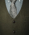New Men's Suit Vest V Neck Wool Herringbone Tweed Casual Waistcoat Formal Business Vest Groomman For Green/Black/Brown/Coffee+++