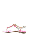 Silver Fuchsia Women's Sandals
