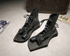 2018 New Fashion Cool Ancient  Men's Sandals Boots Ventilation  Roman Restore Black Personality Geometric  Sandals