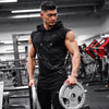 Men Bodybuilding Tank Top sleeveless Hoodie Sweatshirt Summer Gyms Fitness Workout Casual Fashion Singlet Vest Crossfit Clothing