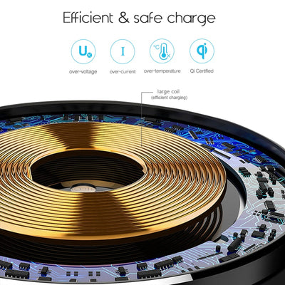 Qi Wireless Charger for Samsung Galaxy S9 S8 Plus Xiaomi mi 9 Suntaiho Fashion Charging Dock Cradle Charger for iphone XS MAX XR