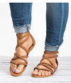 Women Sandals  Gladiator Sandals For Beach Flat Summer
