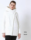 ICEbear 2019 spring new ladies coat windproof warm short jacket zippered design high quality women's clothing GWC19508I